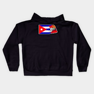 Cuba Flag, Viva La Revolucion, Cuban Flag, Cuba Kids Hoodie